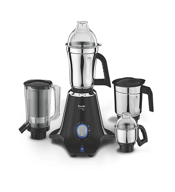 Preethi Taurus Plus 1000 Watts , 4 Jars with Super Extractor, 5 Yr Motor Warranty (Black)